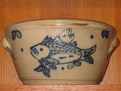 Diebboll / Pines End Pottery - Salt-glazed Stoneware Bowl