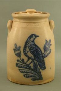 Diebboll / Pines End Pottery - Salt-glazed Stoneware Covered Jar