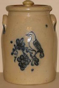 Diebboll / Pines End Pottery - Salt-glazed Stoneware Covered Jar