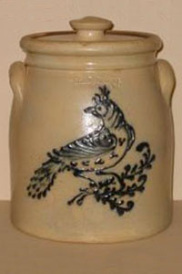 Diebboll / Pines End Pottery - Salt-glazed Stoneware Covered Jar