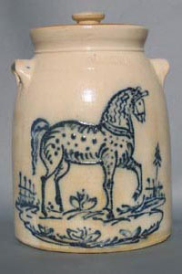 Diebboll / Pines End Pottery - Salt-glazed Stoneware Covered Jar