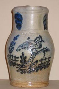 Diebboll / Pines End Pottery - Salt-glazed Stoneware Pitcher