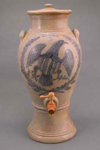 Diebboll / Pines End Pottery - Salt-glazed Stoneware Urn