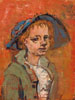 R.H. Diebboll / Pines End Prints - Girl in Blue Hat